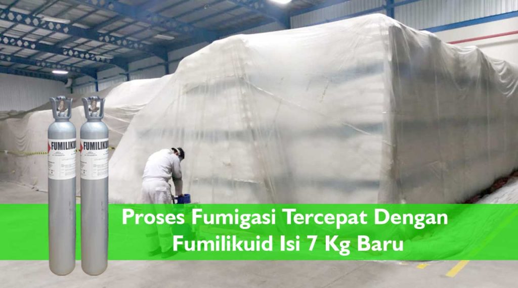 Proses Fumigasi Tercepat Dengan Fumilikuid Isi 7 Kg Baru